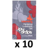 Joy Drops Lot de 10 dosettes de lubrifant Effet chauffant 5mL